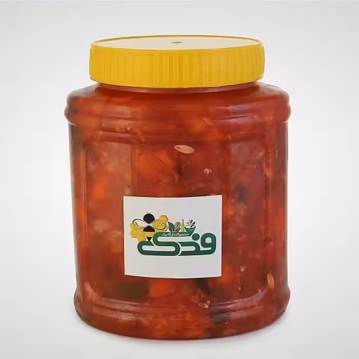 ترشی سالاد فصل شعبه 5 (ترشی آب گوجه)(1100)