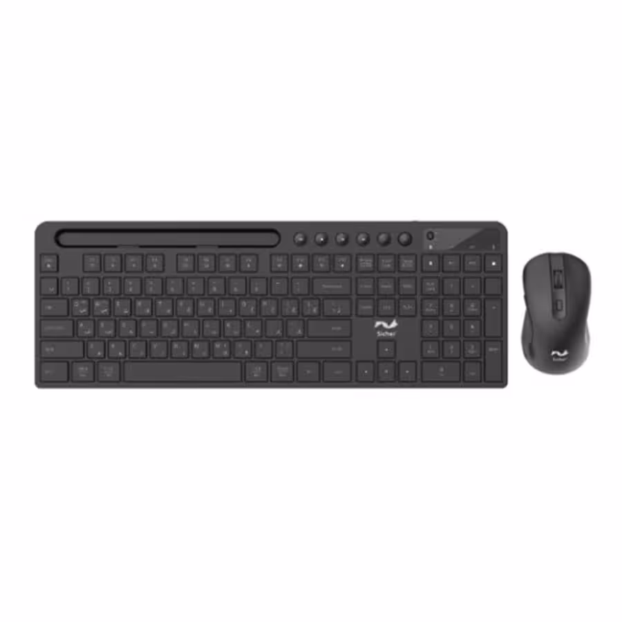 قیمت و خرید کیبورد و ماوس بی‌سیم زیچر مدل KM550 | یاس ارتباط