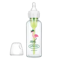 شیشه شیر پیرکس باریک دکتر براون طرح فلامینگو DR browns 250ml | سیسکالا
