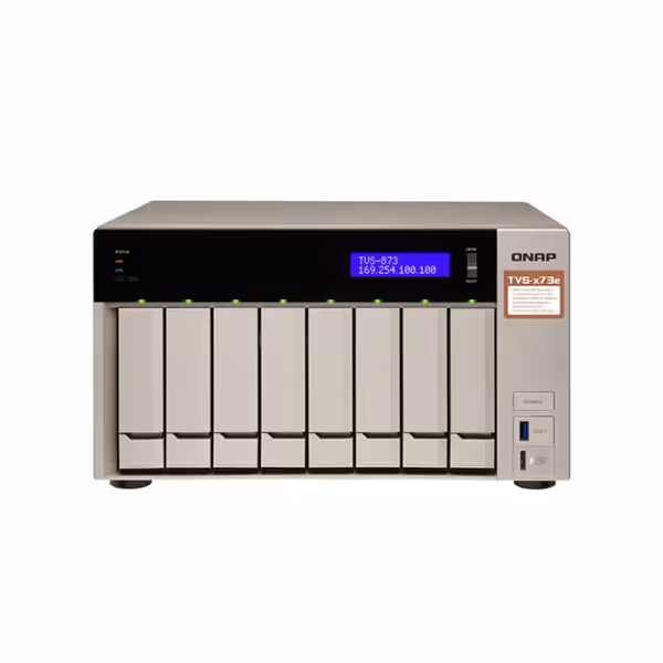 ذخیره ساز تحت شبکه QNAP مدل TVS-873e-8G - فروشگاه اینترنتی طیف سنتر