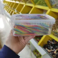 پاستیل لوله ای پیچی بلند ترش و شیرین 900گرمی محصول خالص