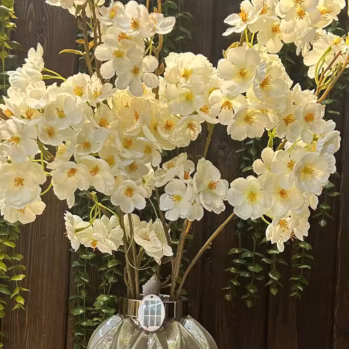 گل مصنوعی وادراتی درجه 1 مدل شکوفه سیب