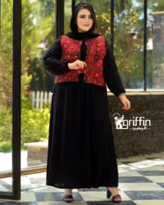 ست زیبا سایز بزرگ سارافون و زیبا طرح بلوچی 8580