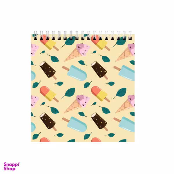 دفتر طراحی طرح نقاشی بستنی کد i30328