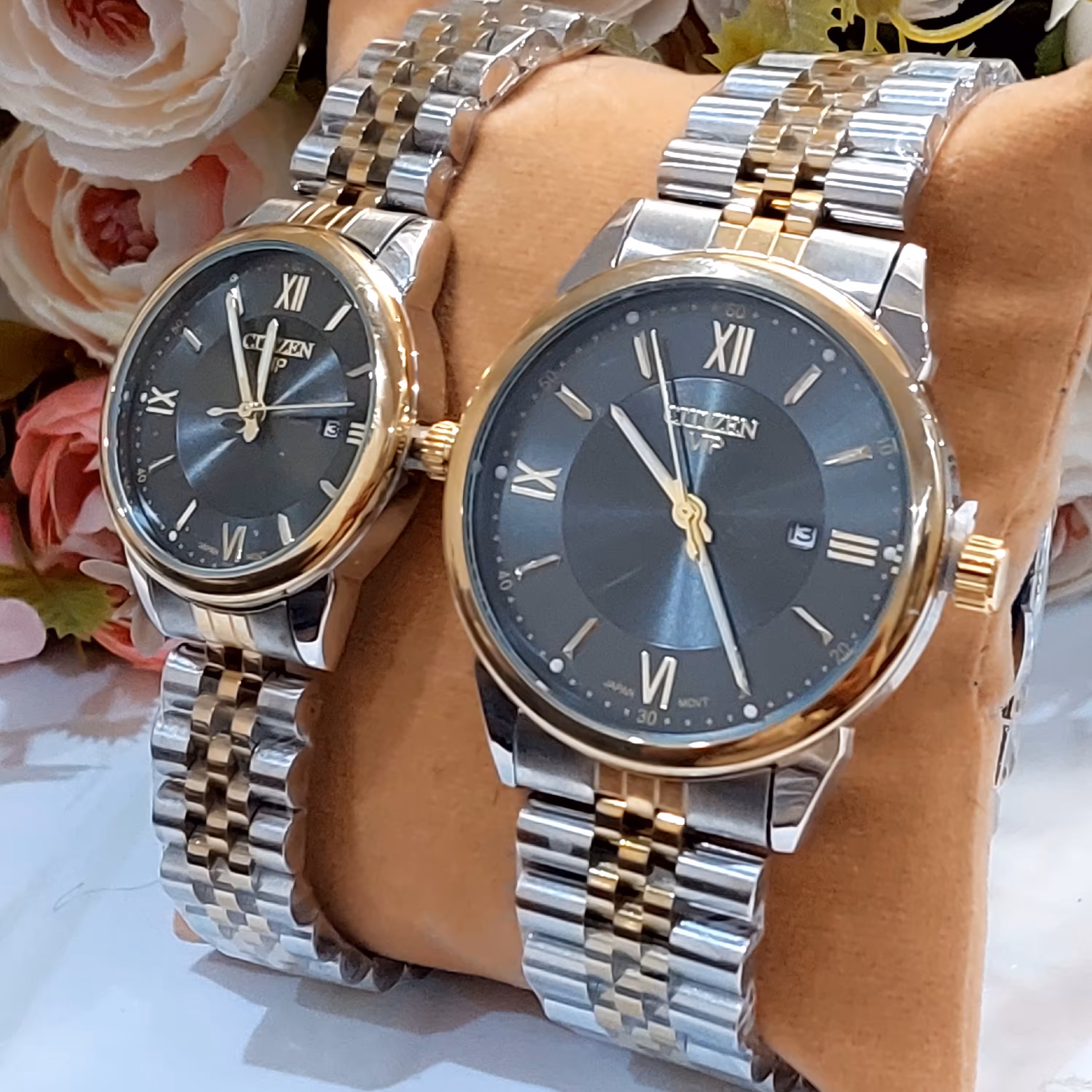 ساعت مچی ست سیتیزن، ساعت کلاسیک VIP تمام استیل درجه یک با موتور ژاپنی اصل