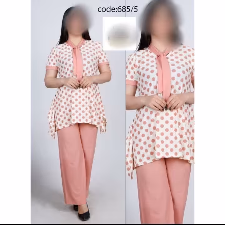 تیشرت شلوارخال درشت کراواتی