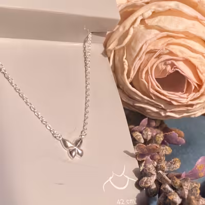 گردنبند نقره پروانه