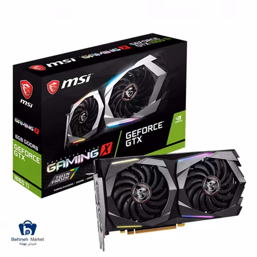کارت گرافیک ام اس آی مدل GTX 1660 Ti GAMING X 6G
