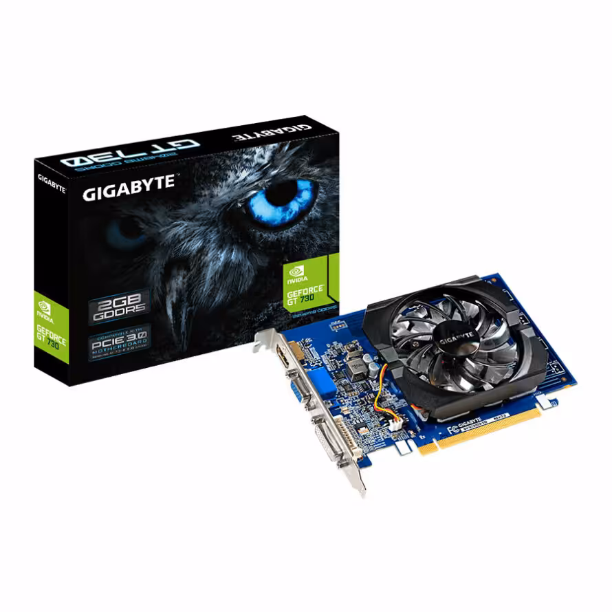 کارت گرافیک گیگابایت GeForce GT 730 2G