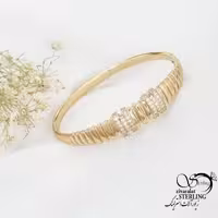 دستبند النگویی طرح طلا مارک ژوپینگ کد 17616