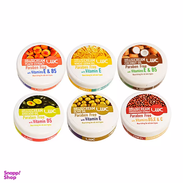 کرم مرطوب کننده عش مدل m61 حجم 100 میلی لیتر مجموعه 6 عددی