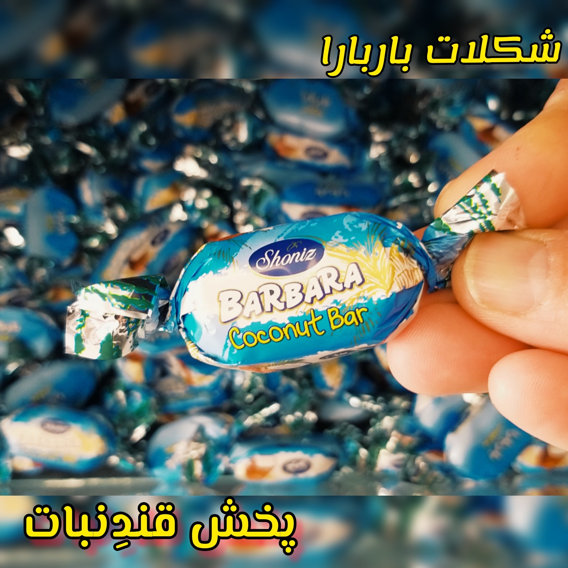 شکلات مغزدار نارگیلی باربارا فوق العاده خوشمزه برند شونیزپک 500 گرمی
