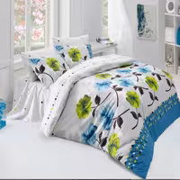 سرویس ملحفه مدل Vince v1 یک نفره 3 تکه سفید