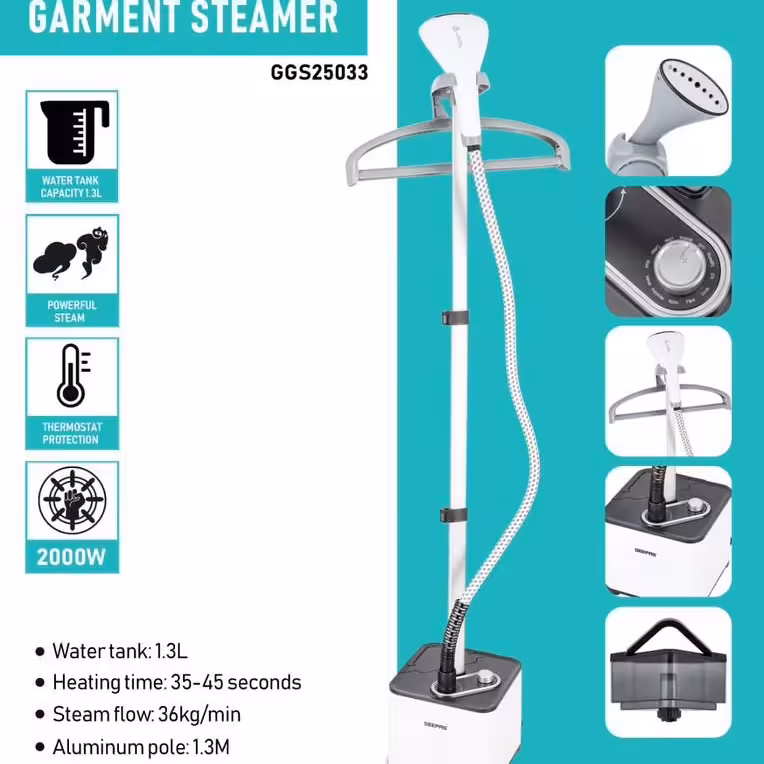 اتوایستاده جیپاس مدلGGS25033 لطفا قبل ازثبت موجودی وقیمت بگیرید