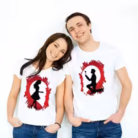 تیشرت ست قلب مدل A 21