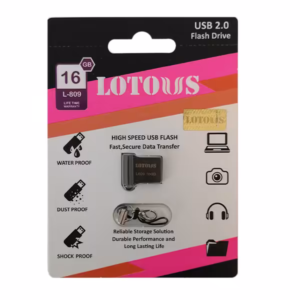 فلش مموری لوتوس مدل L809 ظرفیت 16 گیگابایت