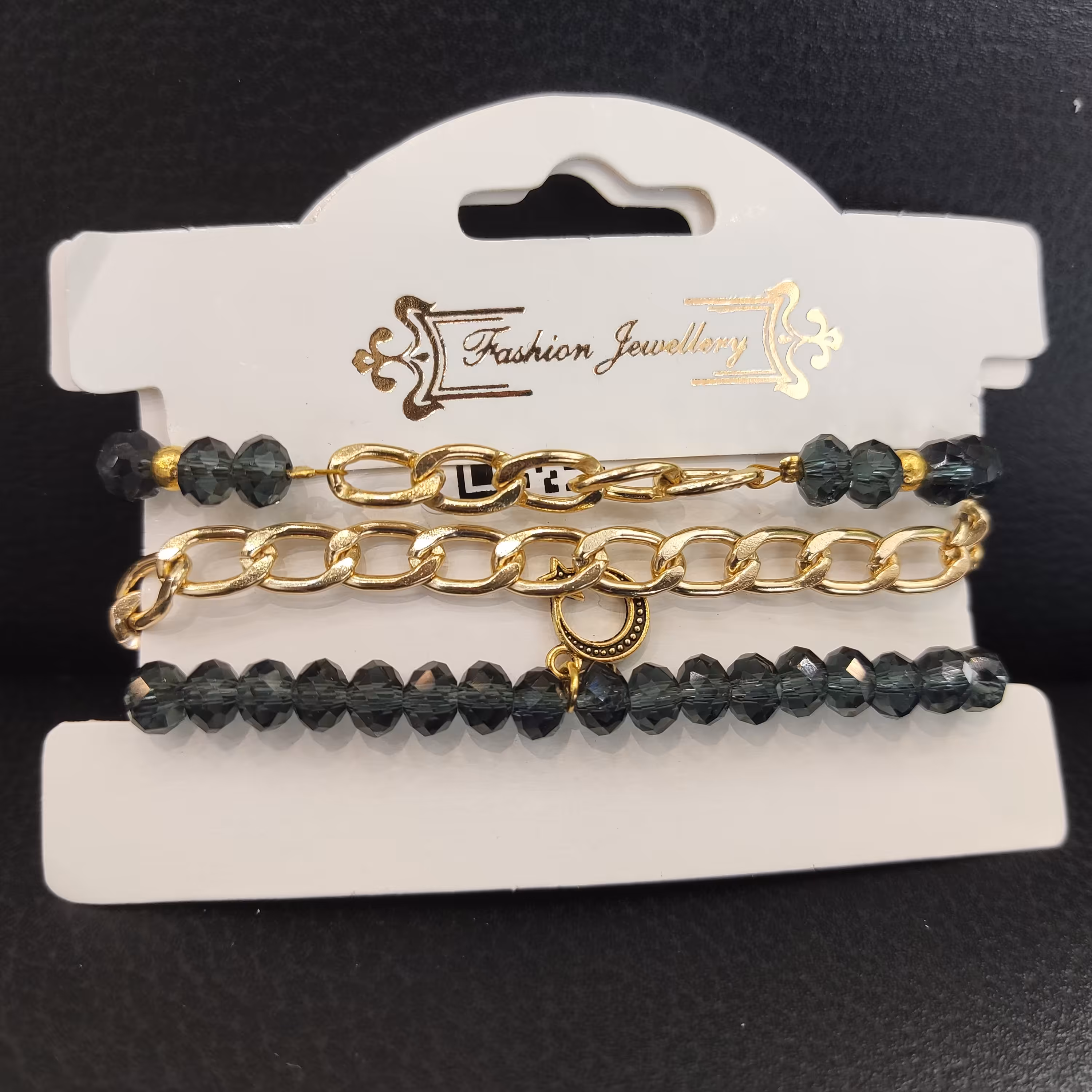 دستبند کریستالی رنگی 3عددی،دستبند مهره ای،دستبند اسپرت،دستبند رنگی