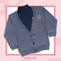 ست دو تکه  ژاکت و یقه سه سانتی سایز 50 و 55