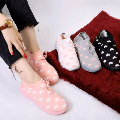 کفش بافت قلبی تمام کش فوق العاده راحت 37تا40ارسال رایگان