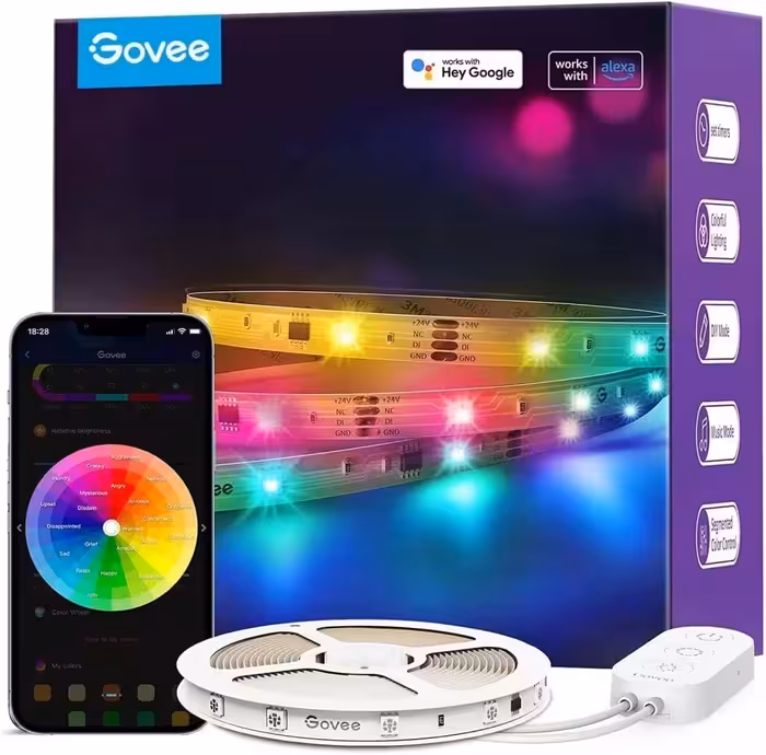خرید ریسه هوشمند Govee RGBIC LED Light 10m با بهترین قیمت