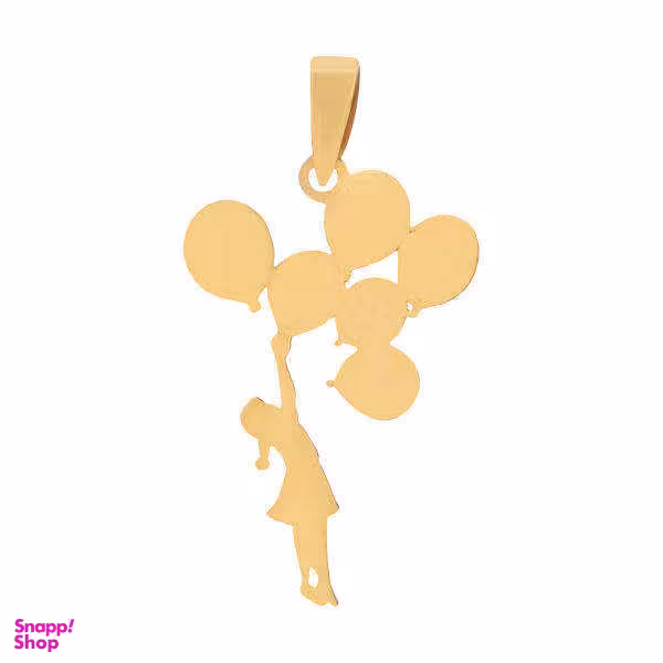 آویز طلا 18 عیار زنانه شمیم گلد گالری مدل 0947