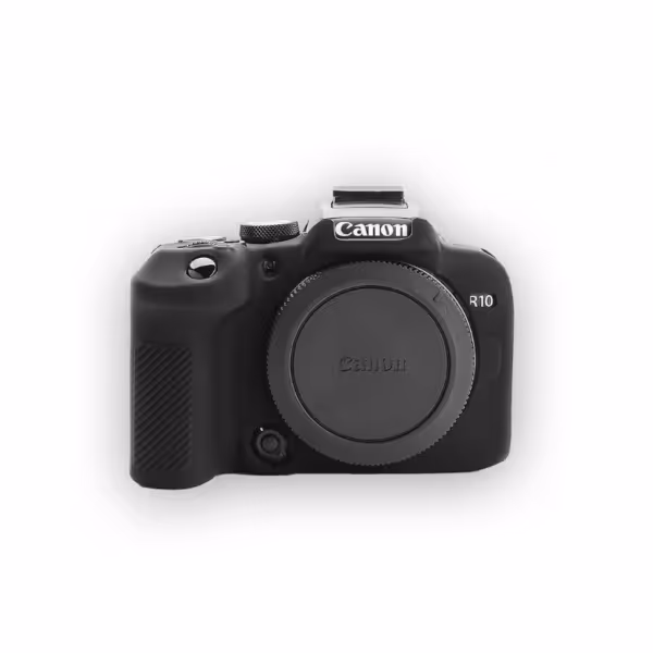 کاور دوربين ژله‌اي مشکي Canon Eos R10 cover