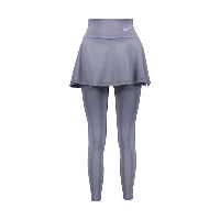 دامن و لگ سرهمی ورزشی زنانه نایک مدل Dri Fit- 205 آبی فیلی