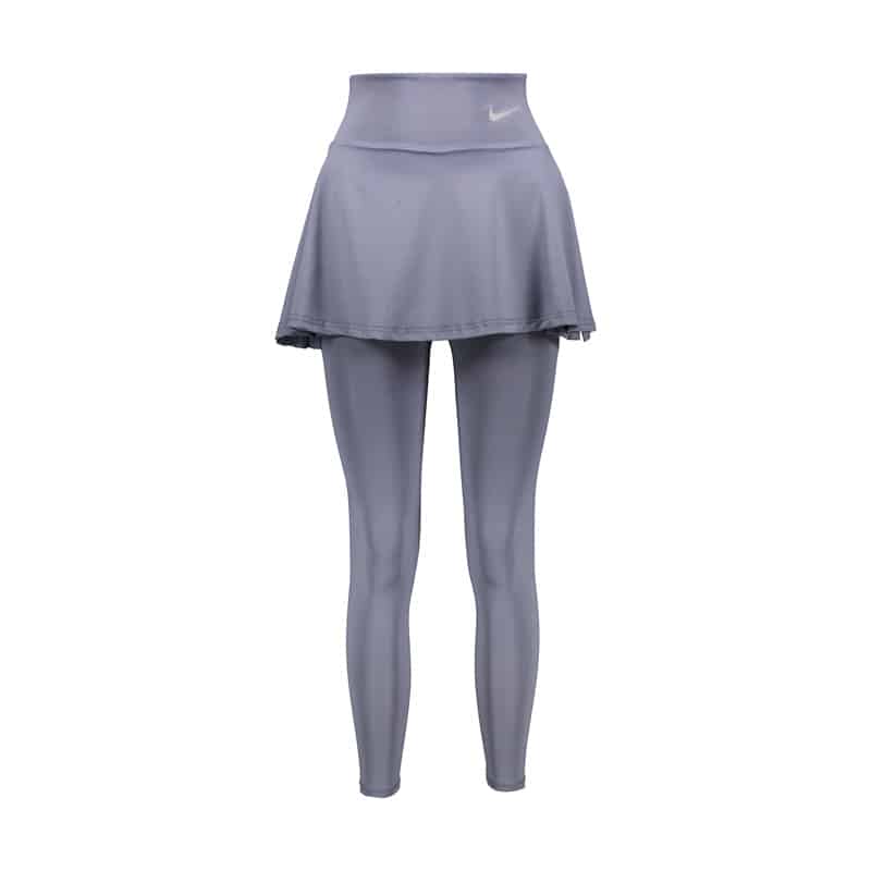 دامن و لگ سرهمی ورزشی زنانه نایک مدل Dri Fit- 205 آبی فیلی