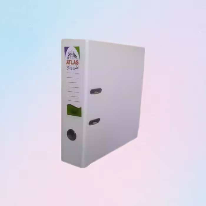 زونکن A4 سلفونی لبه فلزی تیگل دار  ( سفید )