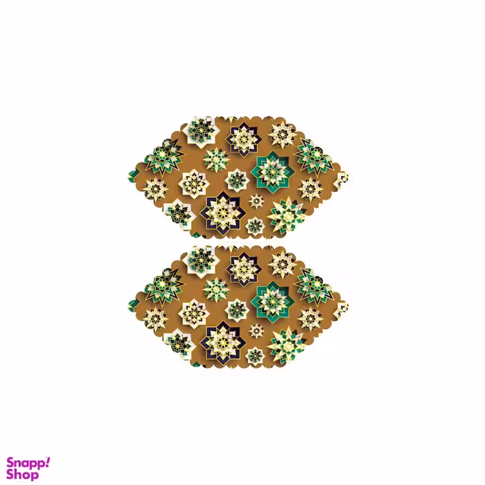 رومیزی رنس مدل T5-42074 مجموعه 2 عددی چند رنگ سایز 50x30 سانتی متر