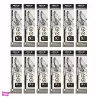 مداد مشکی آریا کد3001 بسته 12 عددی