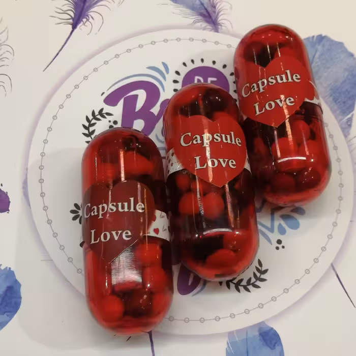 کپسول شکلاتی کریستالی عشق سایزبزرگ
