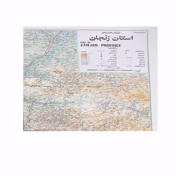 نقشه انتشارات گیتا شناسی طرح راهنمای استان زنجان کد 203