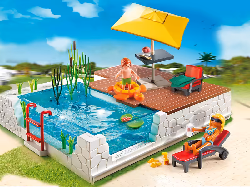 built in swimming pool کد5575