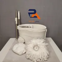 سطل و طی شو دسته فلز پد نخی جا مایع دار 4125چرخشی برند معتبر هومکت باکیفیت مقاوم