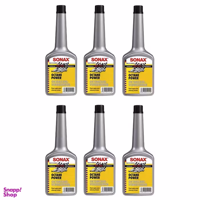 مکمل سوخت سوناکس مدل Octan Power حجم 250 میلی لیتر بسته 6 عددی