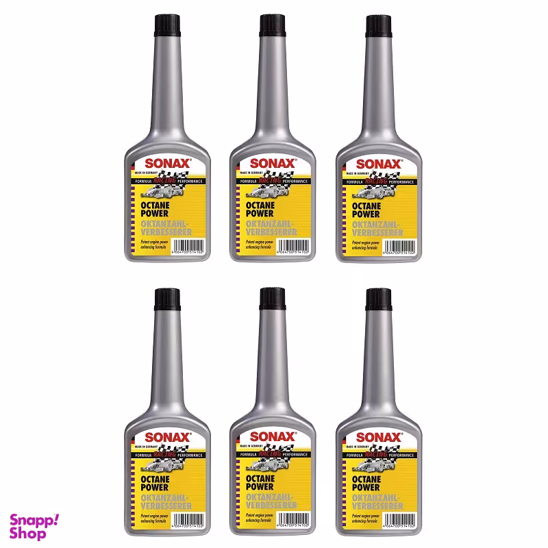 مکمل سوخت سوناکس مدل Octan Power حجم 250 میلی لیتر بسته 6 عددی