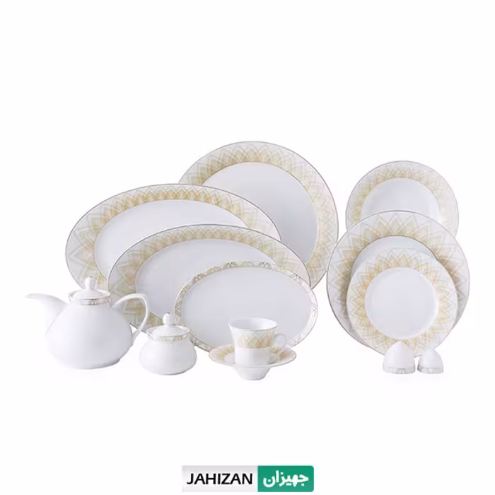 سرویس چینی زرین 81پارچه میراندا سری شهرزاد (عالی)