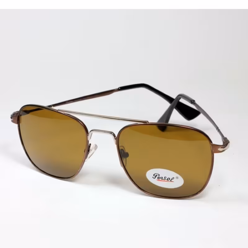 فریم عینک آفتابی مردانه فلزی شیشه ای جدید پرسول 2248