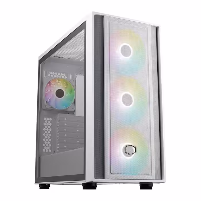 قیمت و خرید کیس کامپیوتر کولرمستر مدل MasterBox 600 White | یاس ارتباط