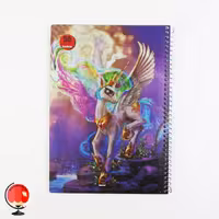 دفتر نقاشی 50 برگ سیمی طرح یونیکورن آپادانا