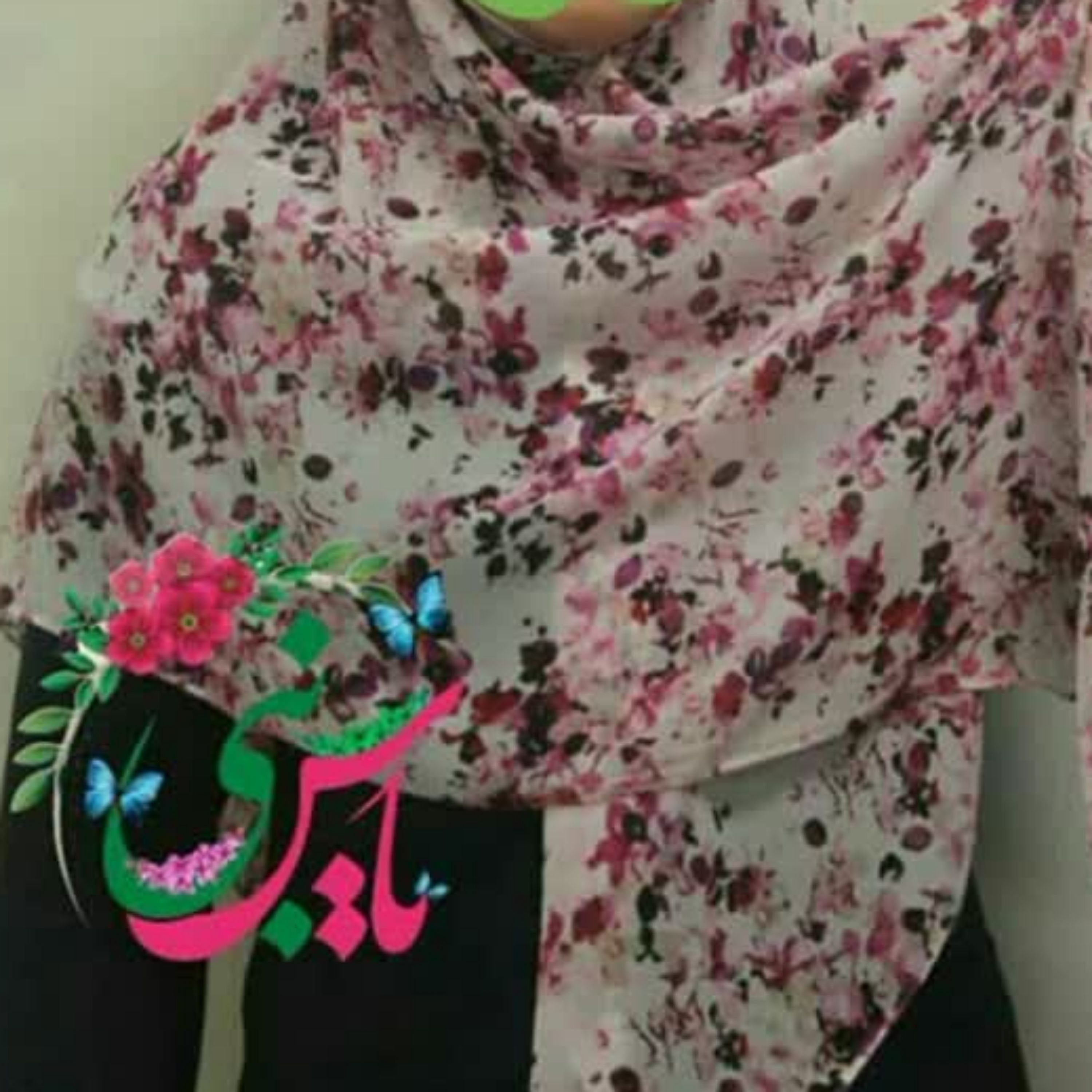 روسری حریر نخ کد 25