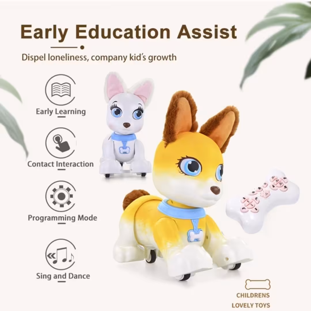 
ست کنترل از راه دور سگ اسباب بازی هوشمند Corgi Puppy سگ کنترلی کامنتی