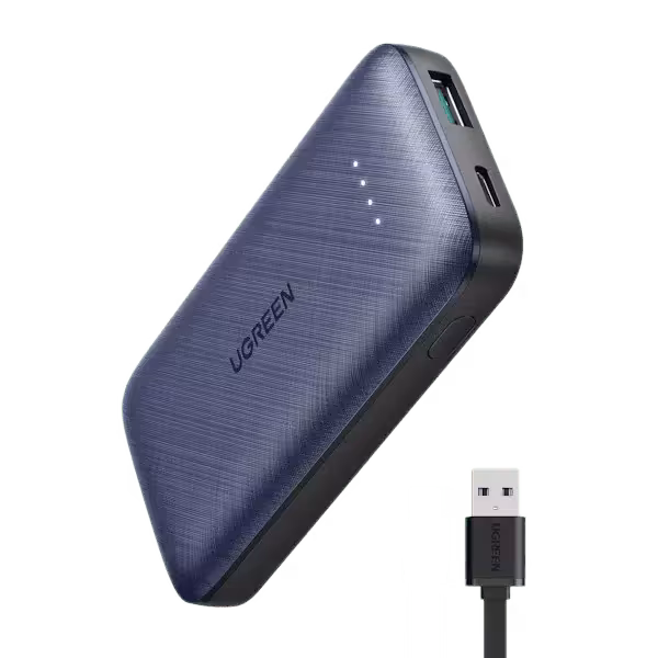 پاور بانک مینی 20 وات دو پورت USB-C و USB-A یوگرین 10000mAh مدل PB178 کد 80749