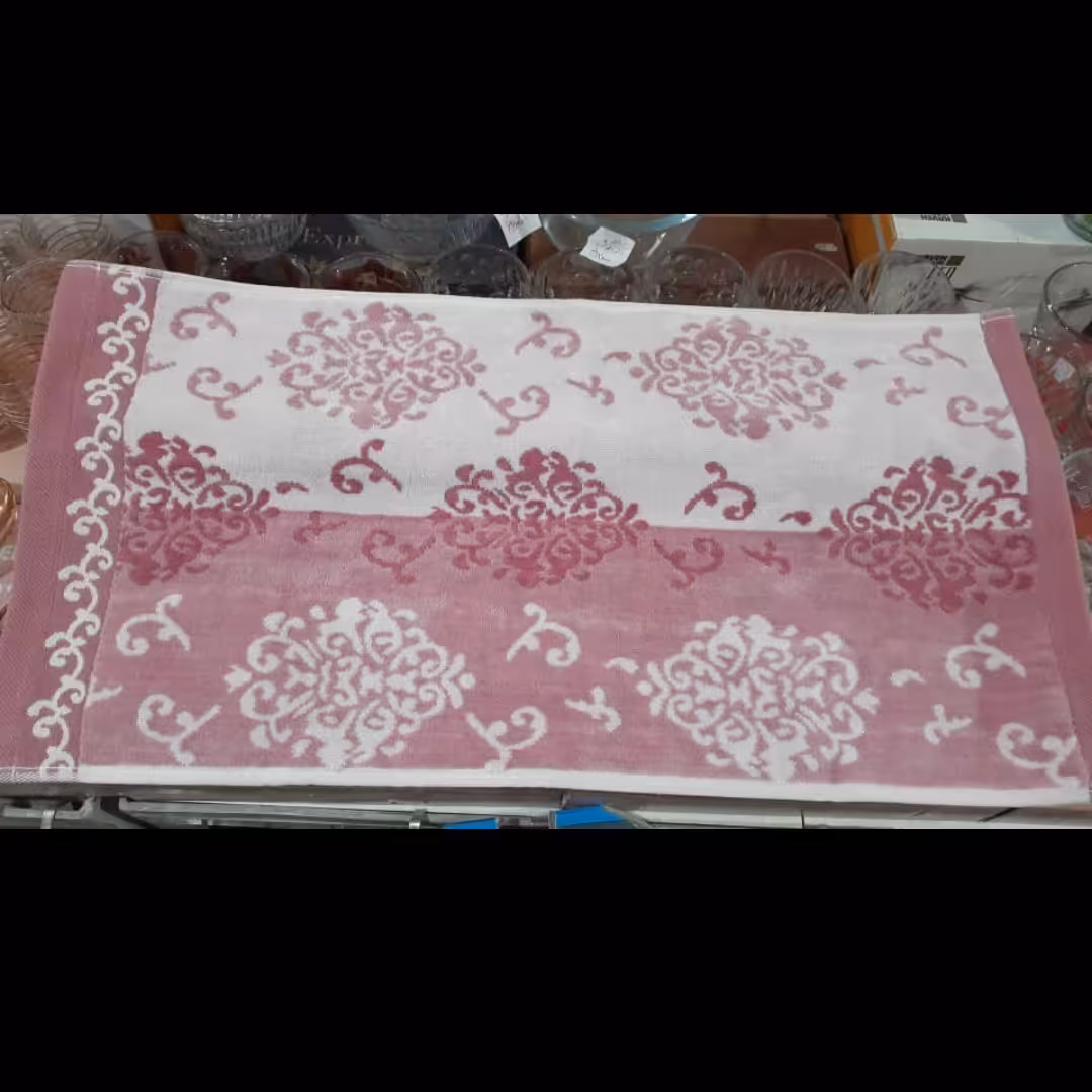 حوله دست و صورت گلدار