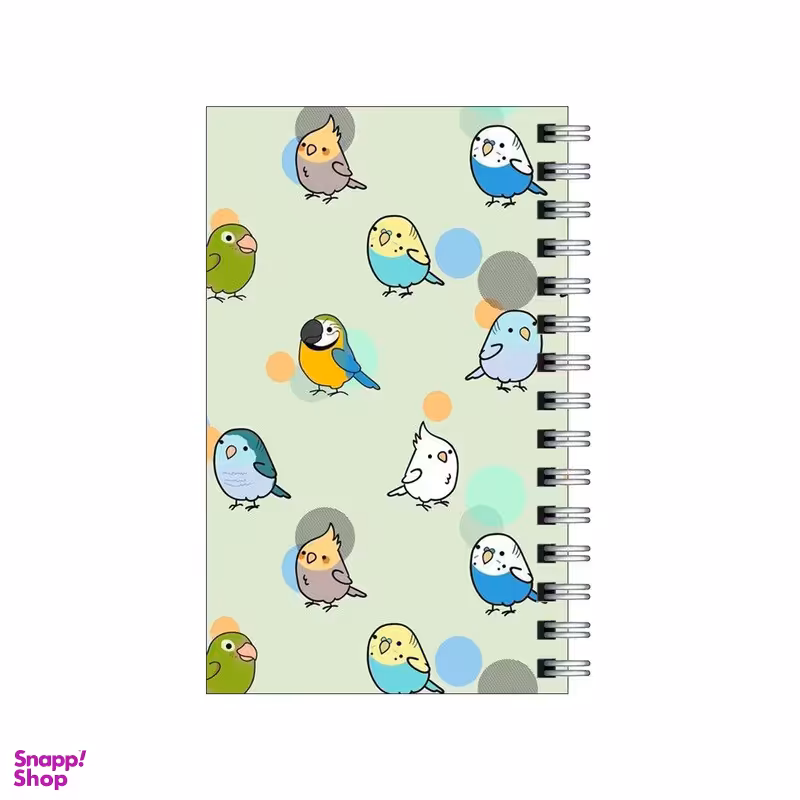 دفتر یادداشت 60 برگ To Do List طرح پترن پرندگان کد 4594222