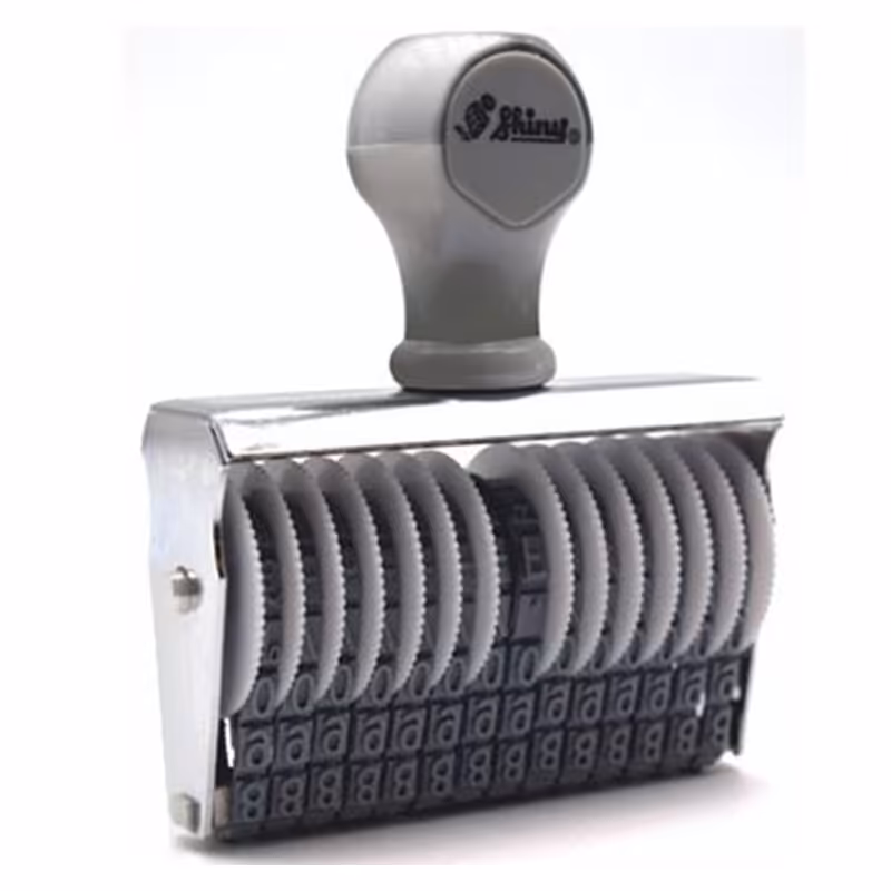 خرید دستگاه مهر شاینی نمراتور 14 رقم مدل N-314 سایز 5 میل