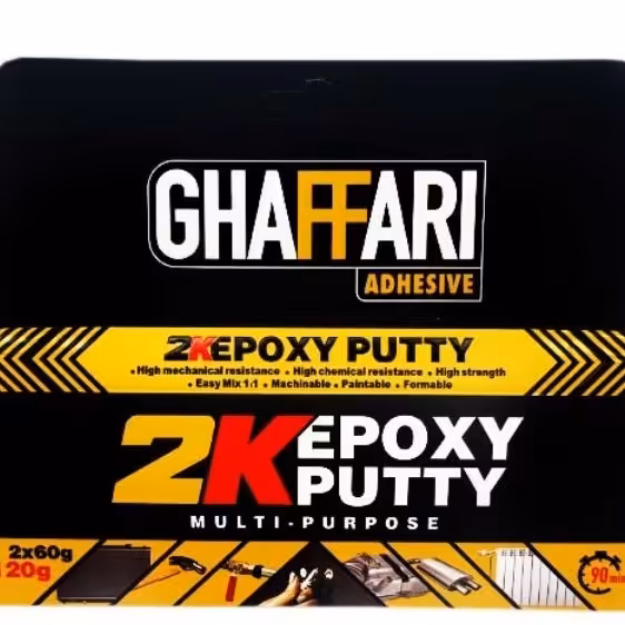 خمیر دو قلو همه کاره غفاری (خمیر اپوکسی دو جزئی)