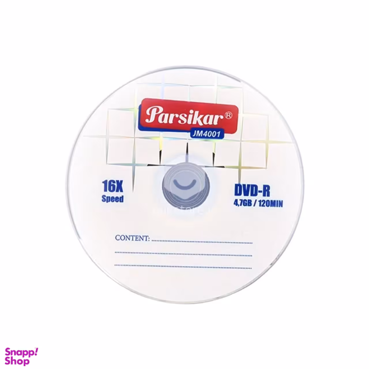 دی وی دی پارسیکار کد 10 بسته ده عددی