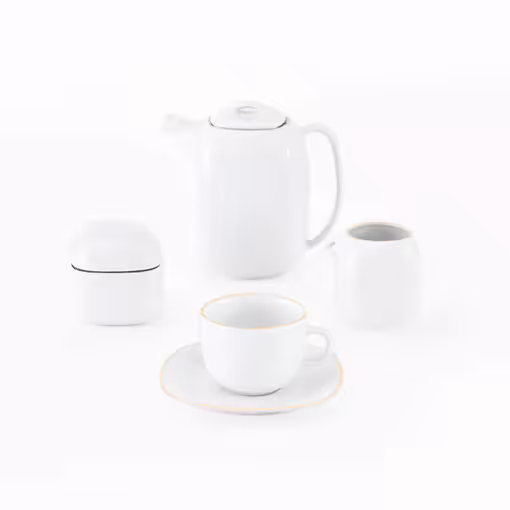 سرویس چای خوری طرح زرین کواترو چینی زرین 17 پارچه